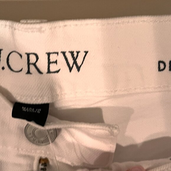 J.Crew Slim Demi Boot White Jeans – Size 29 (NWT, Retail $148) - Picture 4 of 16